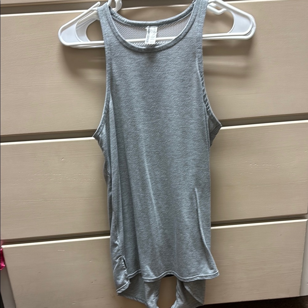 Gray Sleeveless Tank Top